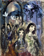 girls with dove