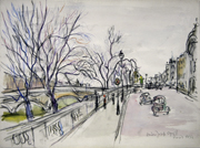 along the seine