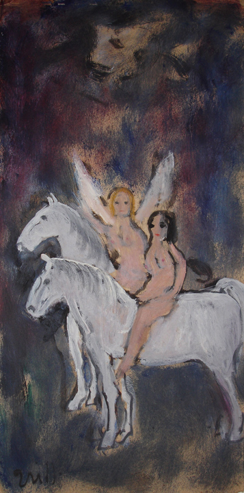 Angels on horseback